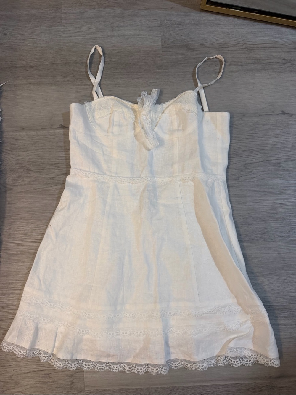 NWT! “Reformation dress, linen, US4